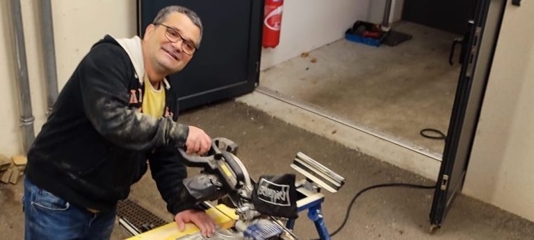 2023 - montage des décors Olivier, monteur décorateur